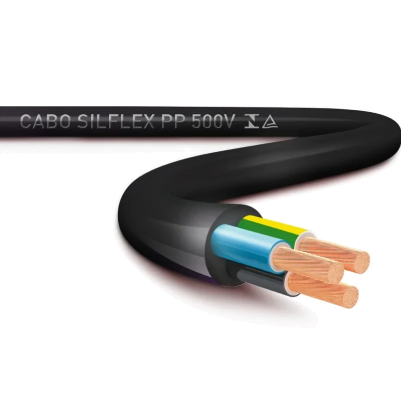 CORFIO-CABO PP 500V 2X1,0MM2-PRETO