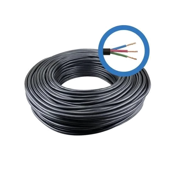 CORFIO-CABO PP 1KV 3X2,5MM2 HEPR-PRETO