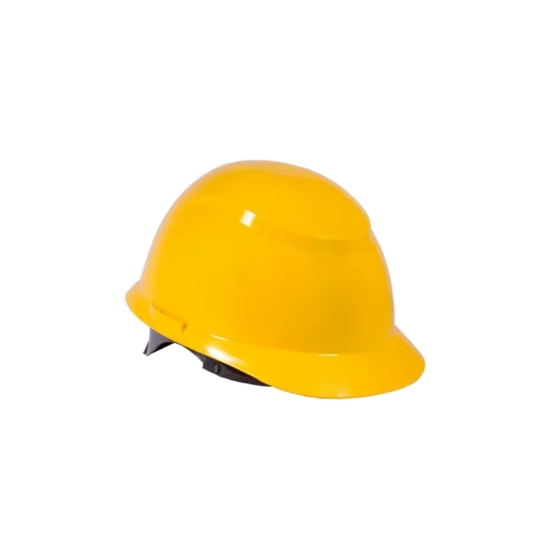 CAPACETE AVANT AMARELO C/SUSPENSAO PLASTICA-CAM