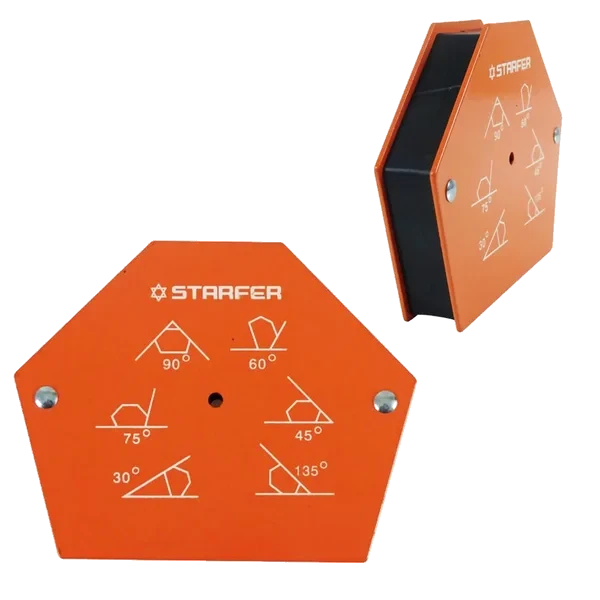 ESQUADRO STARFER MAGNETICO P/CANTO 3" 12KG