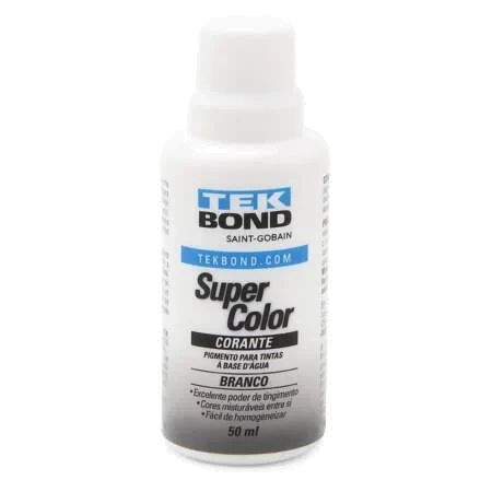 CORANTE LIQUIDO. BRANCO 50ML - TEKBOND