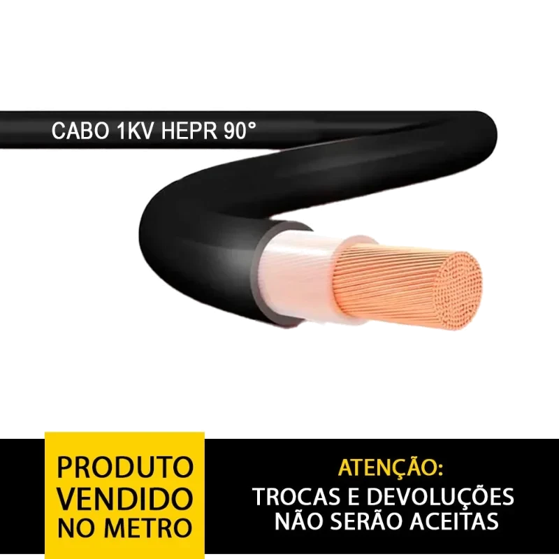 CORFIO-CABO PP 1KV 4X2,5MM2 HEPR-PRETO